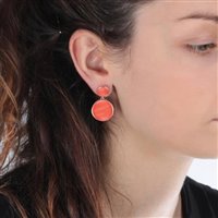 Orecchini Morellato Donna Perfetta in Argento Pasta di corallo SALX16 - SALX16